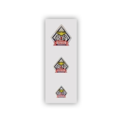 Fischtown Pinguins - 3D Aufkleber - Logo - 3er Set