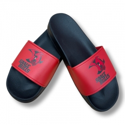 Saale Bulls - Badeschlappen - Logo - Gr: 44