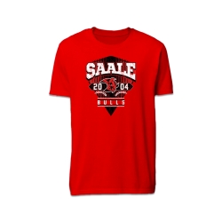 Saale Bulls - T-Shirt Unisex - Rot - 2004 - Gr: XL