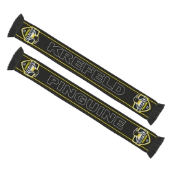 Krefeld Pinguine - Schal - schwarz - Outline