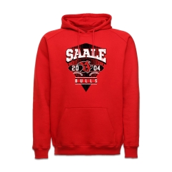 Saale Bulls - Hoodie - Rot - 2004 - Gr: M