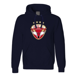 Lausitzer Füchse - Hoody - Logo - navy - Gr: L