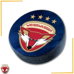Lausitzer Füchse - Puck - Logo Blau