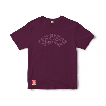 Fischtown Pinguins - T-Shirt relaxed - ruby wine - Gr: 4XL