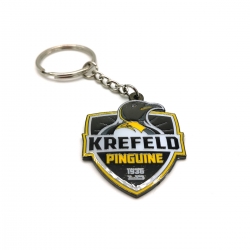 Krefeld Pinguine - Schlüsselanhänger - Metall - Logo/Kontur
