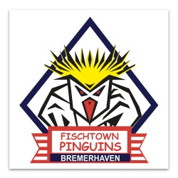 Fischtown Pingiuins - Aufkleber - 210x220mm - farbig