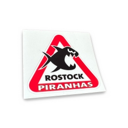 Piranhas - Aufkleber - Logo - 77x69mm
