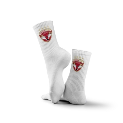 Lausitzer Füchse - Tennissocken - weiß - Logo - 35-40