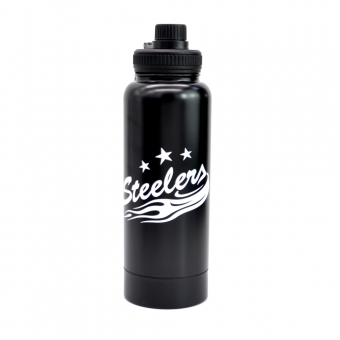 Steelers - Trinkflasche - Logo - Edelstahl
